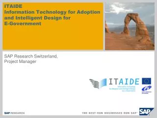 ITAIDE Information Technology for Adoption and Intelligent Design for E-Government