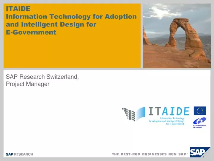 itaide information technology for adoption and intelligent design for e government