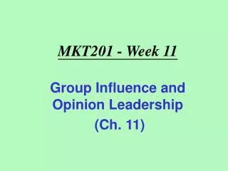 MKT201 - Week 11