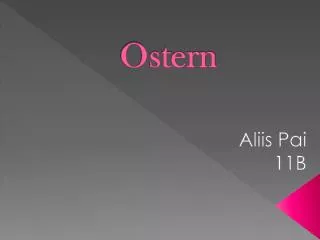 ostern