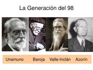la generaci n del 98