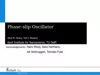 Phase-slip Oscillator