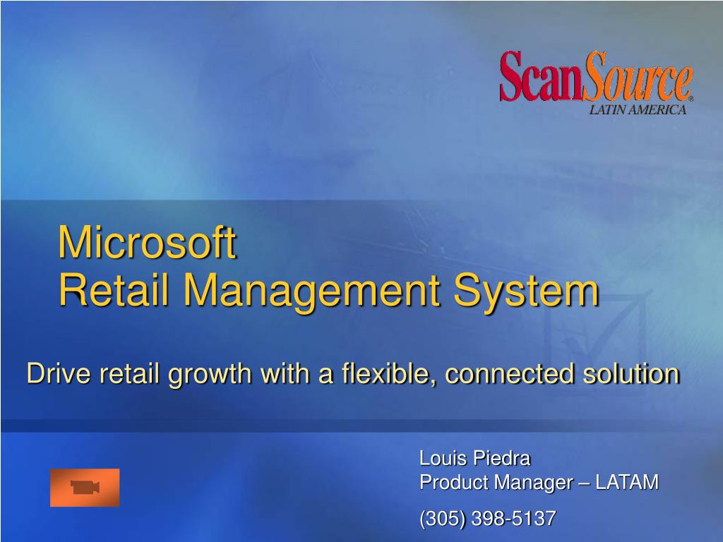 PPT - Microsoft Retail Management System PowerPoint Presentation, free ...