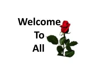 Welcome To All