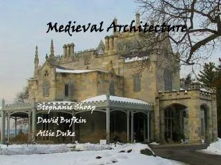 Medieval Architecture