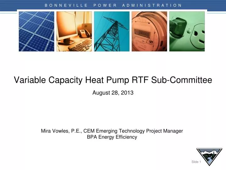 variable capacity heat pump rtf sub committee august 28 2013