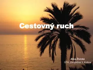 cestovn ruch