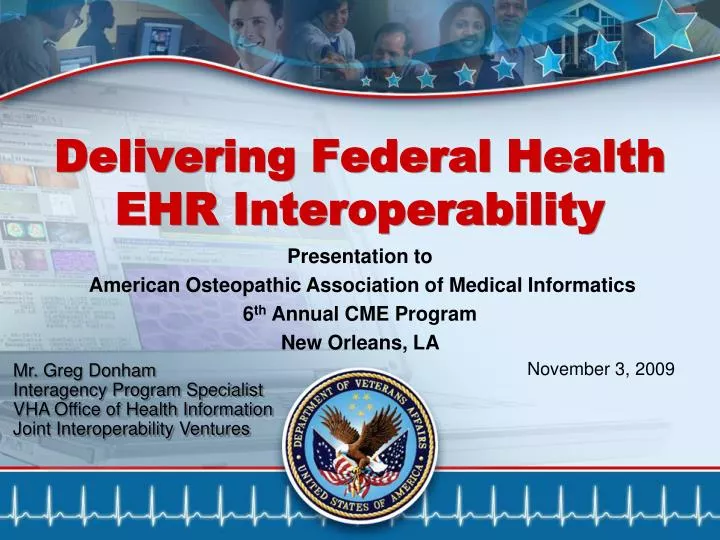 delivering federal health ehr interoperability