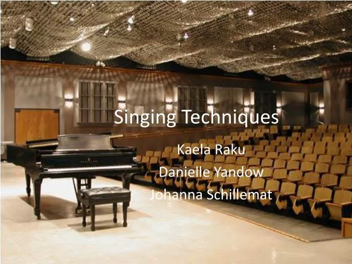 singing techniques