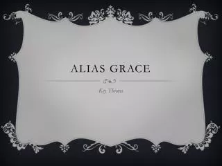 Alias Grace