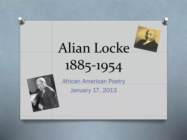 alian locke 1885 1954