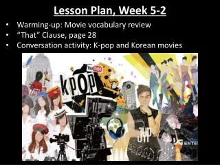 Lesson Plan, Week 5-2