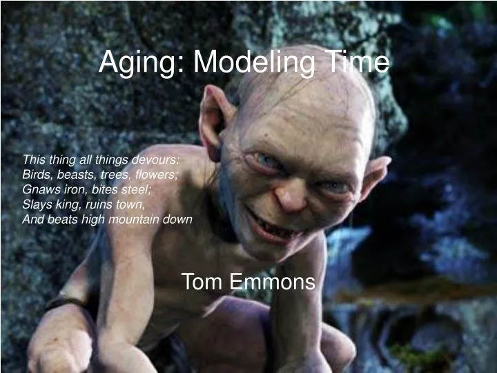 aging modeling time