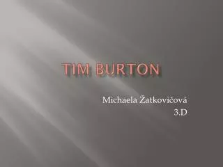 tim burton