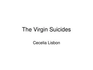 The Virgin Suicides