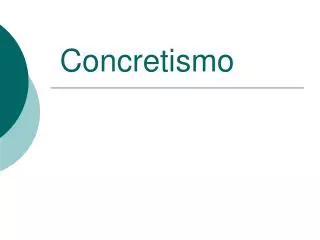 concretismo