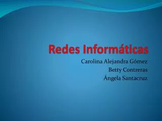 redes inform ticas
