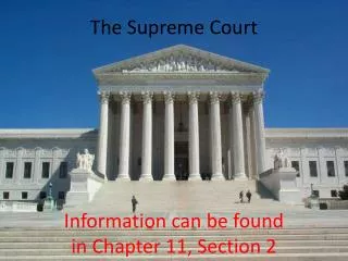 The Supreme Court