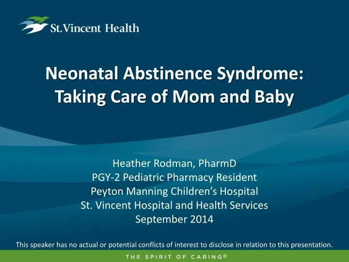 neonatal abstinence syndrome taking care of mom and baby
