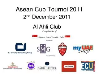 Asean Cup Tournoi 2011