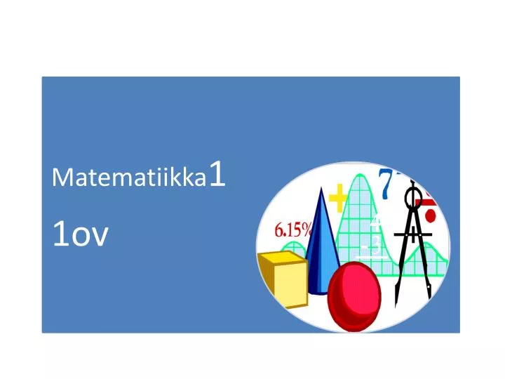 matematiikka 1