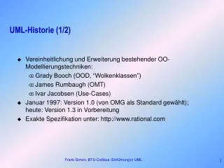 uml historie 1 2