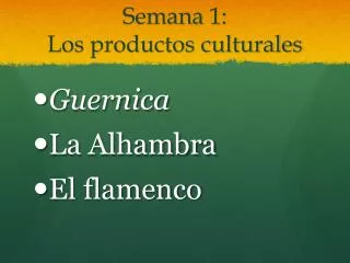semana 1 los productos culturales