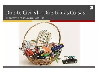 direito civil vi direito das coisas