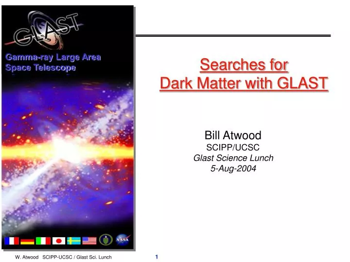 searches for dark matter with glast