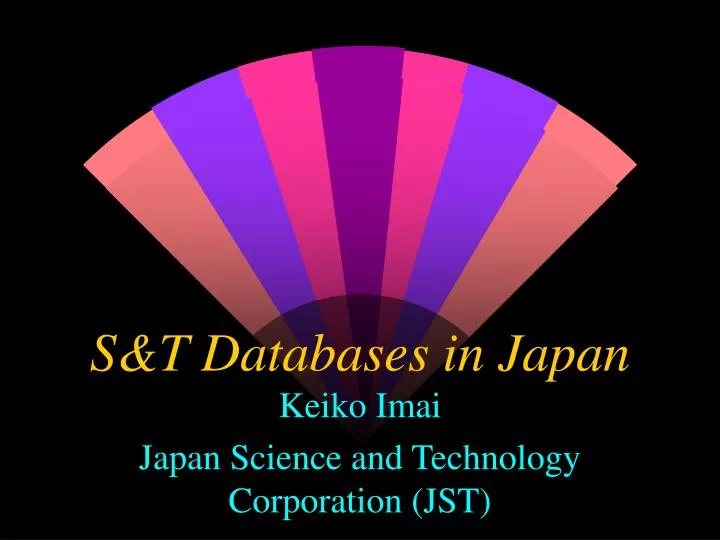 s t databases in japan
