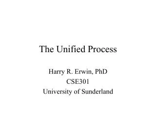 The Unified Process