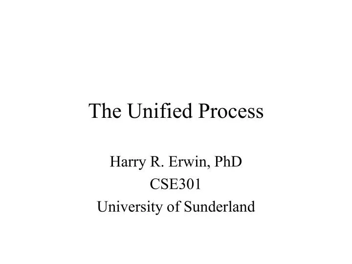 the unified process