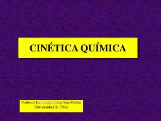 cin tica qu mica