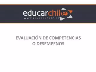 evaluaci n de competencias o desempenos