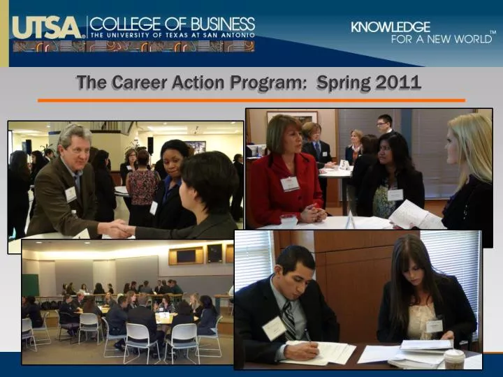 the career action program spring 2011