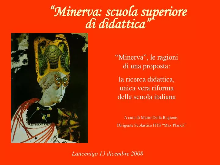 minerva scuola superiore di didattica