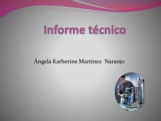 informe t cnico