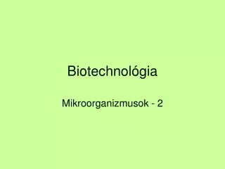 biotechnol gia
