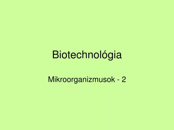 biotechnol gia