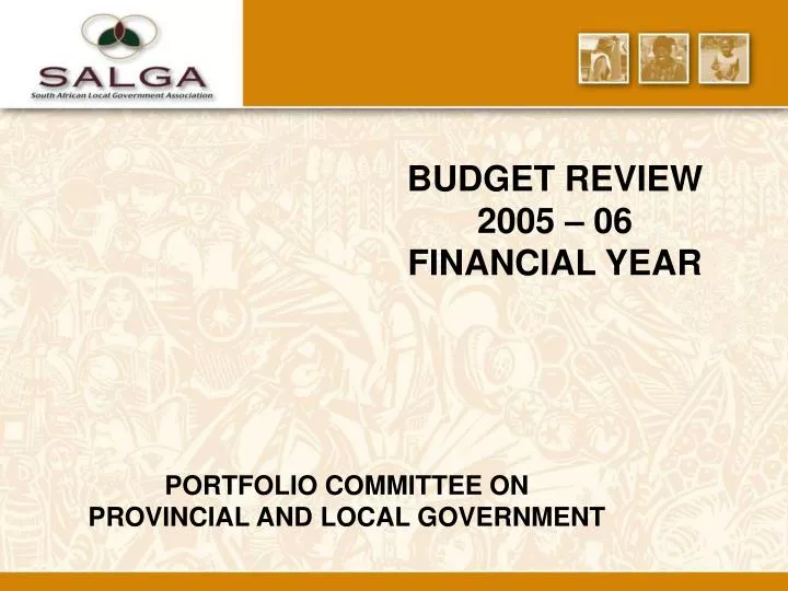 budget review 2005 06 financial year