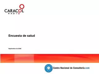 encuesta de salud