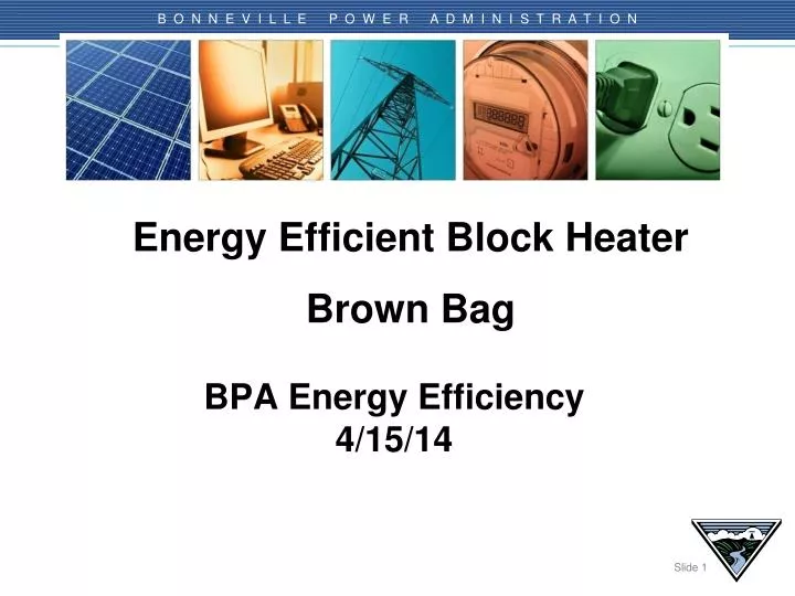 energy efficient block heater brown bag