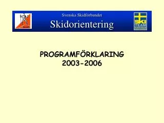 programf rklaring 2003 2006