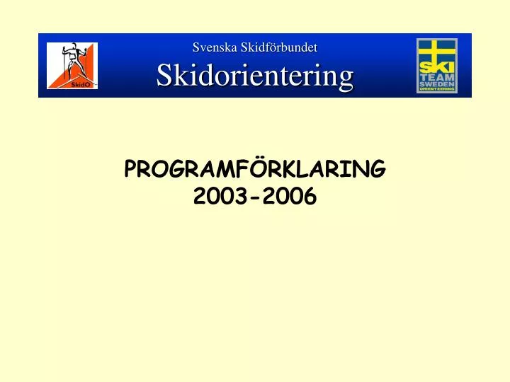 programf rklaring 2003 2006