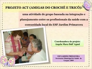projeto act amigas do croch e tric