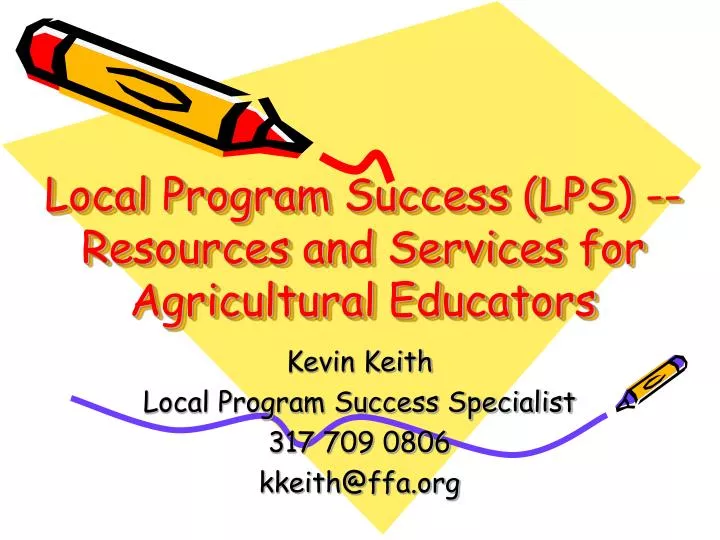 local program success lps resources and services for agricultural educators