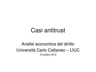 casi antitrust