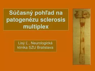 s asn poh ad na patogen zu sclerosis multiplex
