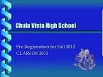 Chula Vista High School - slide 1