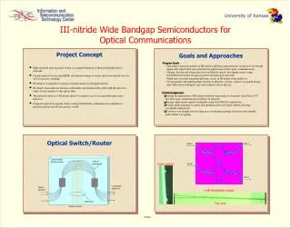 III-nitride Wide Bandgap Semiconductors for Optical Communications